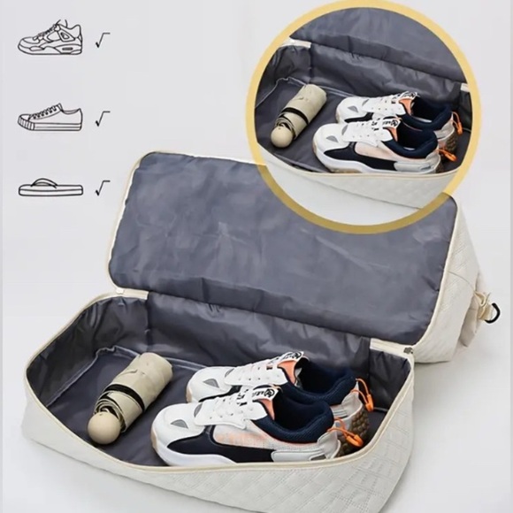 Large Lightweight Water Resistant Travel Zipper Duffel Luggage Bag, NWOT - Picture 14 of 17